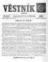 Primary view of Věstník (West, Tex.), Vol. 50, No. 2, Ed. 1 Wednesday, January 10, 1962