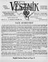 Newspaper: Věstník (West, Tex.), Vol. 47, No. 46, Ed. 1 Wednesday, November 18, …