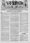 Newspaper: Věstník (West, Tex.), Vol. 28, No. 38, Ed. 1 Wednesday, September 18,…
