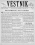 Newspaper: Věstník (West, Tex.), Vol. 38, No. 2, Ed. 1 Wednesday, January 11, 19…