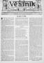 Newspaper: Věstník (West, Tex.), Vol. 30, No. 27, Ed. 1 Wednesday, July 8, 1942