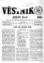 Newspaper: Věstník (West, Tex.), Vol. 62, No. 36, Ed. 1 Wednesday, September 11,…