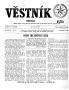Primary view of Věstník (West, Tex.), Vol. 54, No. 40, Ed. 1 Wednesday, October 5, 1966