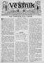 Newspaper: Věstník (West, Tex.), Vol. 22, No. 47, Ed. 1 Wednesday, October 3, 19…