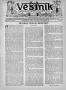 Newspaper: Věstník (West, Tex.), Vol. 32, No. 36, Ed. 1 Wednesday, September 6, …