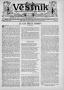 Newspaper: Věstník (West, Tex.), Vol. 26, No. 34, Ed. 1 Wednesday, August 24, 19…
