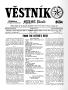Primary view of Věstník (West, Tex.), Vol. 67, No. 21, Ed. 1 Wednesday, May 23, 1979