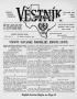 Thumbnail image of item number 1 in: 'Věstník (West, Tex.), Vol. 48, No. 34, Ed. 1 Wednesday, August 31, 1960'.