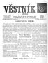 Primary view of Věstník (West, Tex.), Vol. 49, No. 43, Ed. 1 Wednesday, October 25, 1961