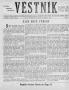 Newspaper: Věstník (West, Tex.), Vol. 43, No. 4, Ed. 1 Wednesday, January 26, 19…
