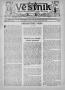 Newspaper: Věstník (West, Tex.), Vol. 32, No. 42, Ed. 1 Wednesday, October 18, 1…