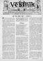 Newspaper: Věstník (West, Tex.), Vol. 30, No. 43, Ed. 1 Wednesday, October 28, 1…