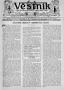 Newspaper: Věstník (West, Tex.), Vol. 23, No. 45, Ed. 1 Wednesday, September 18,…