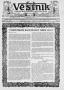 Newspaper: Věstník (West, Tex.), Vol. 27, No. 51, Ed. 1 Wednesday, December 20, …
