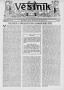 Newspaper: Věstník (West, Tex.), Vol. 31, No. 42, Ed. 1 Wednesday, October 20, 1…