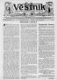 Newspaper: Věstník (West, Tex.), Vol. 28, No. 6, Ed. 1 Wednesday, February 7, 19…
