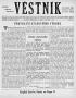 Newspaper: Věstník (West, Tex.), Vol. 43, No. 41, Ed. 1 Wednesday, October 12, 1…
