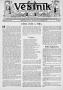 Newspaper: Věstník (West, Tex.), Vol. 30, No. 36, Ed. 1 Wednesday, September 9, …