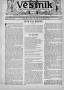 Newspaper: Věstník (West, Tex.), Vol. 32, No. 37, Ed. 1 Wednesday, September 13,…