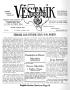 Newspaper: Věstník (West, Tex.), Vol. 46, No. 35, Ed. 1 Wednesday, August 27, 19…