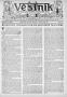Newspaper: Věstník (West, Tex.), Vol. 33, No. 27, Ed. 1 Wednesday, July 4, 1945