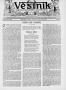 Newspaper: Věstník (West, Tex.), Vol. 31, No. 34, Ed. 1 Wednesday, August 25, 19…