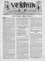 Newspaper: Věstník (West, Tex.), Vol. 24, No. 19, Ed. 1 Wednesday, March 18, 1936
