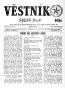 Newspaper: Věstník (West, Tex.), Vol. 63, No. 49, Ed. 1 Wednesday, December 10, …