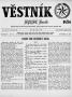 Newspaper: Věstník (West, Tex.), Vol. 60, No. 48, Ed. 1 Wednesday, November 29, …