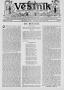 Newspaper: Věstník (West, Tex.), Vol. 29, No. 40, Ed. 1 Wednesday, October 1, 19…