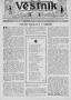 Newspaper: Věstník (West, Tex.), Vol. 21, No. 31, Ed. 1 Wednesday, June 14, 1933