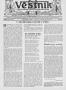 Newspaper: Věstník (West, Tex.), Vol. 27, No. 52, Ed. 1 Wednesday, December 27, …