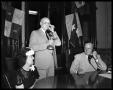 Photograph: Governor Beauford Jester on the Telephone