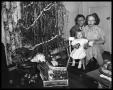 Photograph: Man, Woman and Child around the Christmas Tree