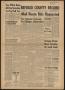 Newspaper: Refugio County Record (Refugio, Tex.), Vol. 12, No. 23, Ed. 1 Monday,…