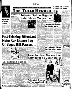 Primary view of object titled 'The Tulia Herald (Tulia, Tex.), Vol. 56, No. 15, Ed. 1 Thursday, April 14, 1966'.