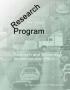 Book: Research Program FY 2010