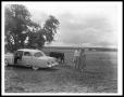 Thumbnail image of item number 1 in: '[Lyndon and Lady Bird Johnson Standing in a Field]'.
