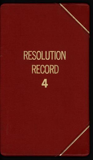 Primary view of object titled '[Abilene City Resolutions: 1984]'.