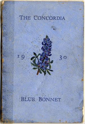 Blue Bonnet, Yearbook of Concordia Lutheran College, 1930