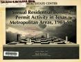 Primary view of Annual Residential Building Permit Activity in Texas Metropolitan Areas, 1981-96