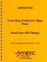 Book: Texas State Technical College Waco Budget: 2015