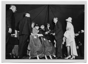 Primary view of object titled '[Konrad Adenauer Meeting People and Shaking Hands ]'.