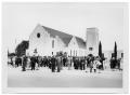 Photograph: [People Outside of Bethany Lutheran Church]