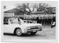 Thumbnail image of item number 1 in: '[Car Passing in front of the Fredericksburg High School Band]'.