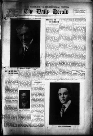 Primary view of object titled 'The Daily Herald (Weatherford, Tex.), Vol. 23, No. 339, Ed. 1 Saturday, February 24, 1923'.