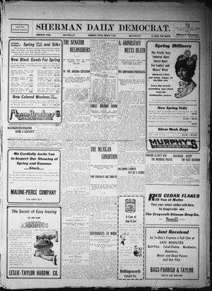 Primary view of object titled 'Sherman Daily Democrat. (Sherman, Tex.), Vol. THIRTIETH YEAR, Ed. 1 Monday, March 6, 1911'.