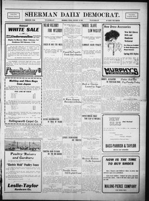 Primary view of object titled 'Sherman Daily Democrat. (Sherman, Tex.), Vol. THIRTIETH YEAR, Ed. 1 Tuesday, January 31, 1911'.