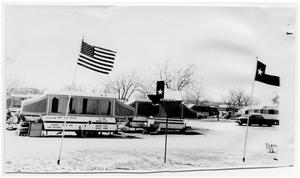 Primary view of object titled '[Campers in a Parking Lot]'.