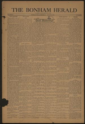 Primary view of object titled 'The Bonham Herald (Bonham, Tex.), Vol. 6, No. 5, Ed. 1 Thursday, August 18, 1932'.